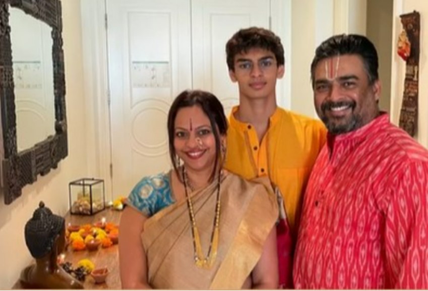 R.Madhavan’s family