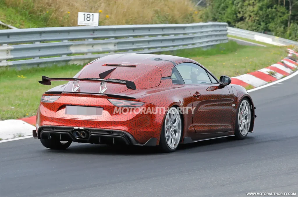 alpine a110 in spy shots 2023