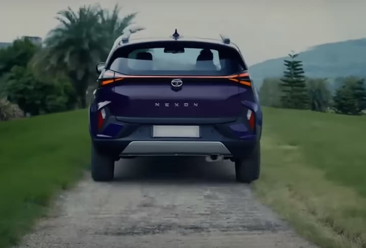 Tata Nexon Facelift 2023 Exterior Rear View