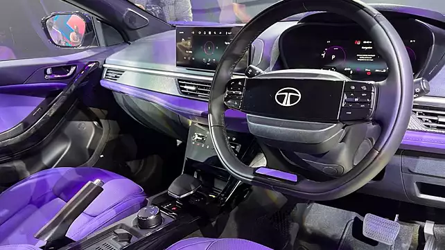 tata nexon facelift dashboard of Interior cabin