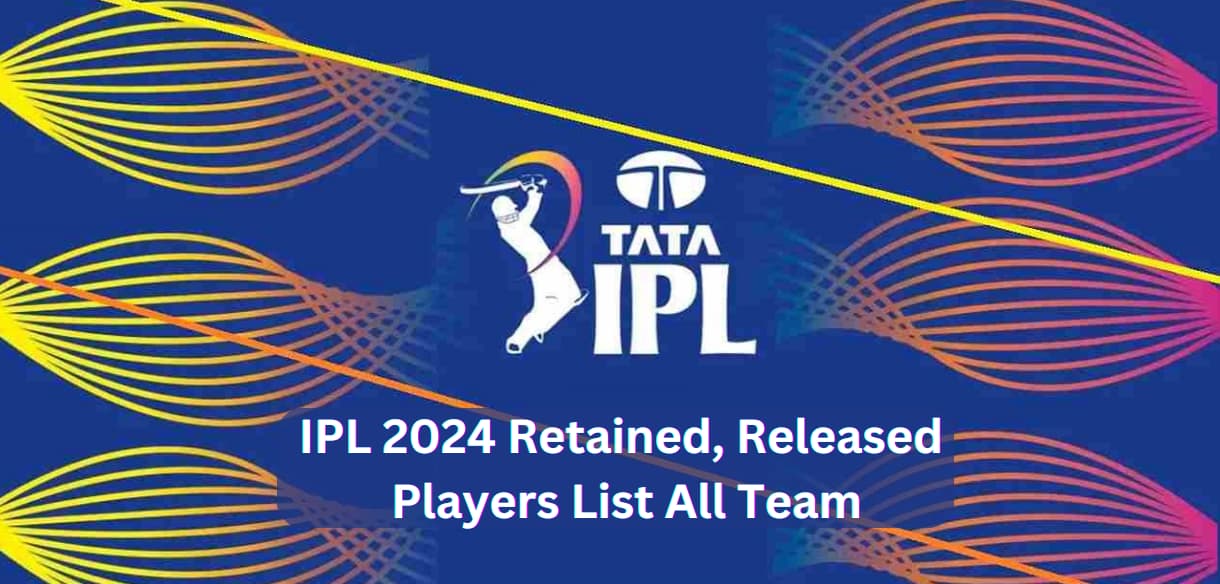IPL 2024 Retained, Released Players List All Team
