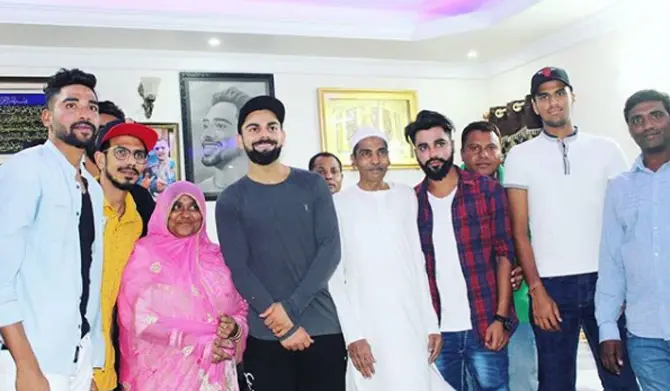 Mohammed Siraj family
