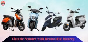 Electric Scooter with Removable Battery