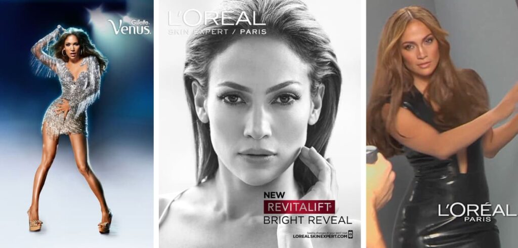 Jennifer Lopez Brand Endorsement Contracts