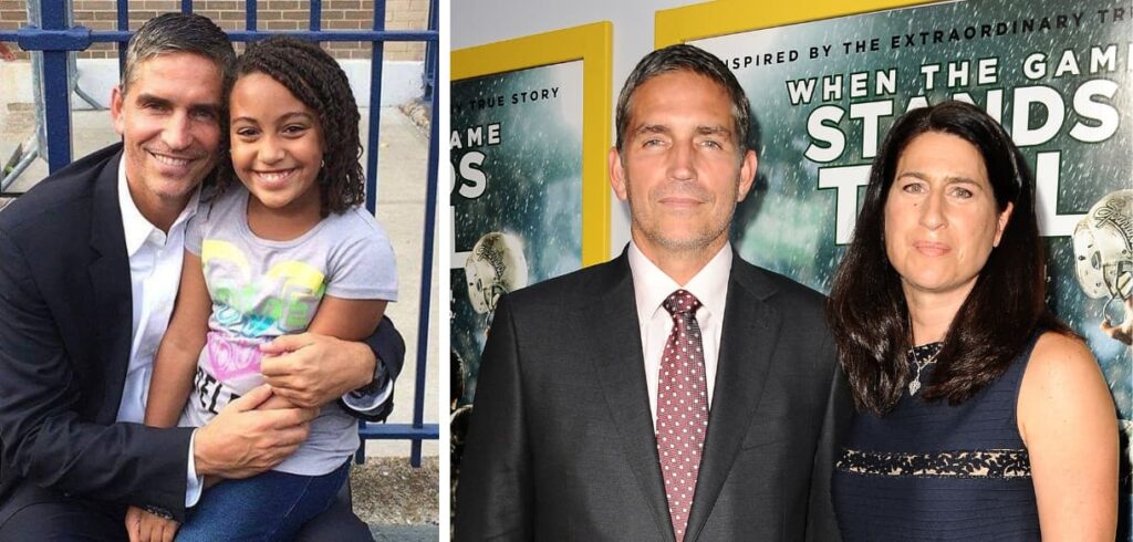 Jim Caviezel Wife and son