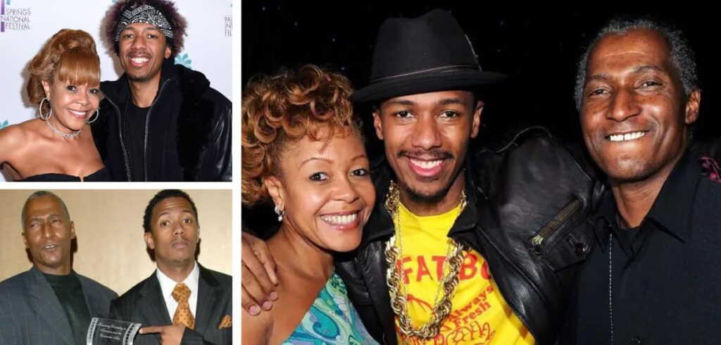 Nick Cannon with his parents