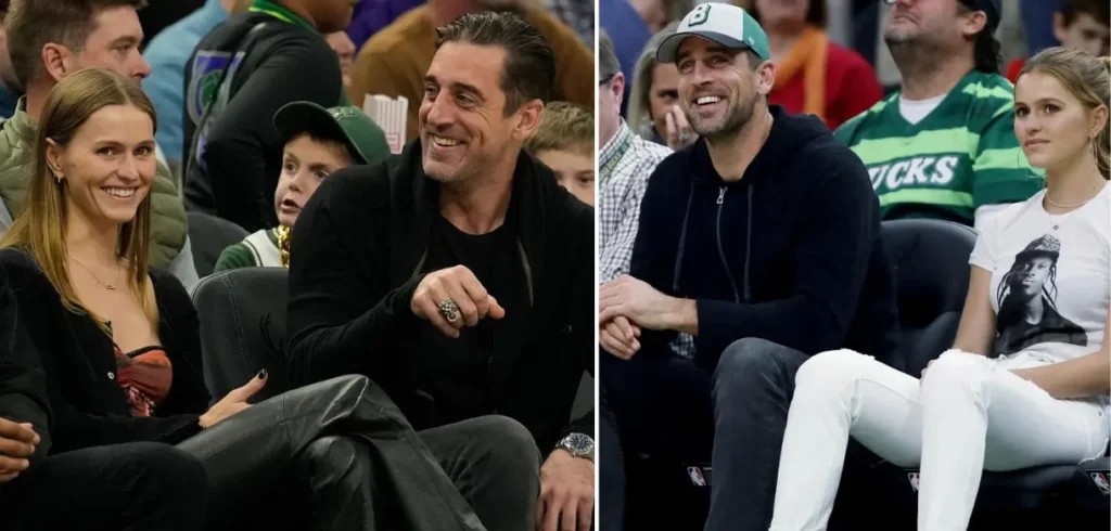Aaron Rodgers and Mallory Edens 