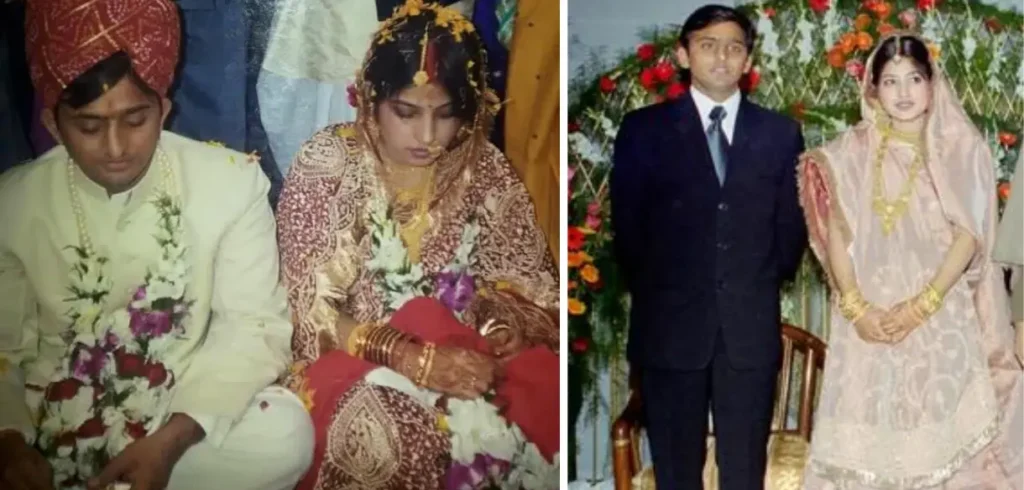 Akhilesh Yadav and Dimple Wedding