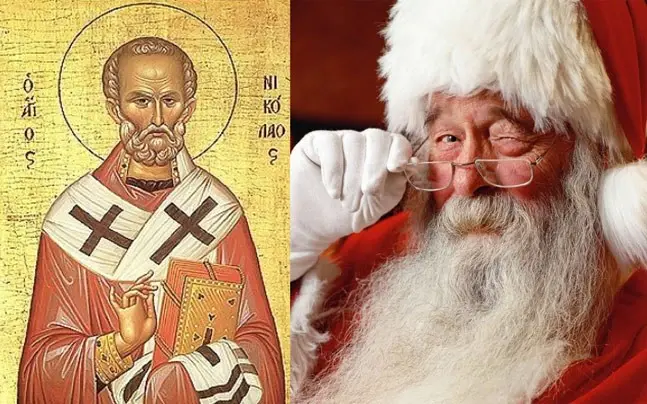 Santa Claus linked with St Nicholas