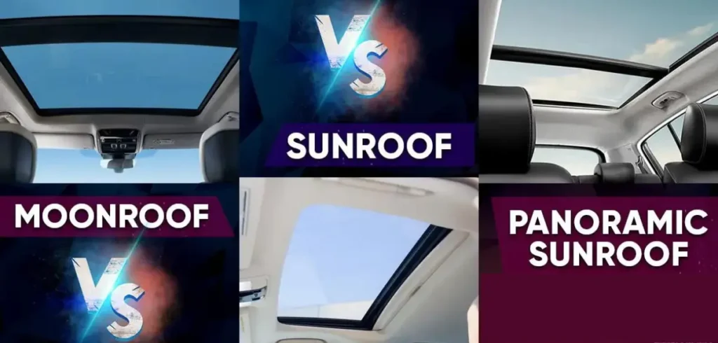 Sunroof, Moonroof and Panoramic Sunroofs