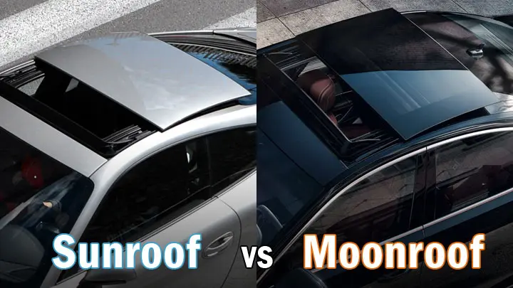 Sunroof and a Moonroof