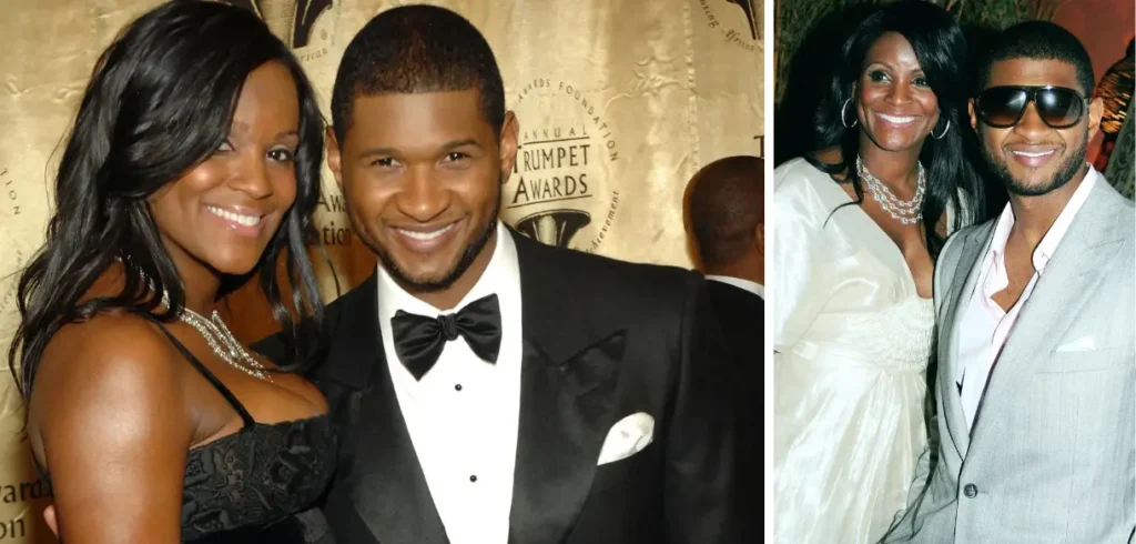 Usher current and Tameka Foster