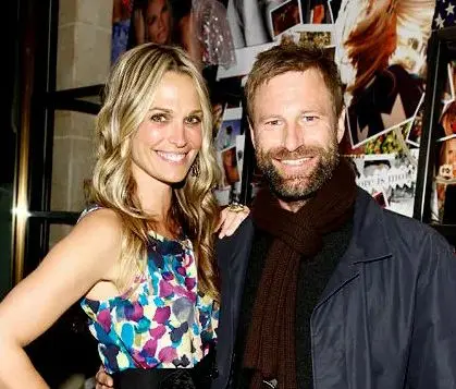 Aaron Eckhart and Ex-fiance Emily Cline