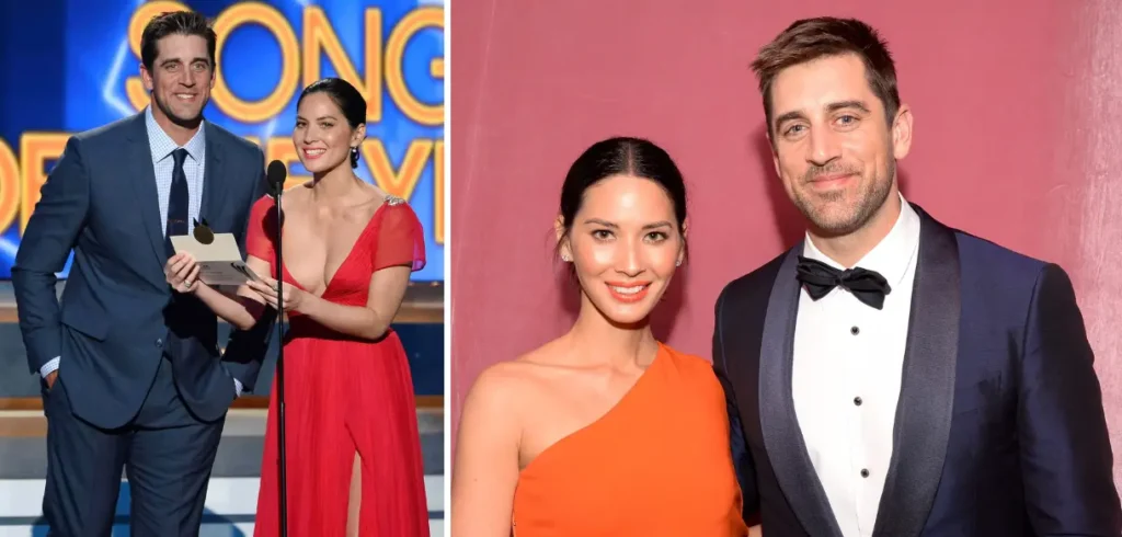 Aaron Rodgers and Olivia Munn