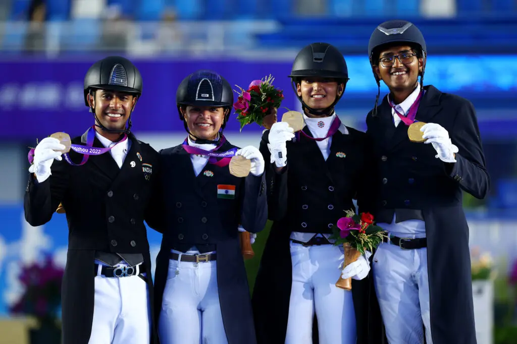 Gold medal in team dressage at the 2022 Asian Games (Hangzhou, China) 
