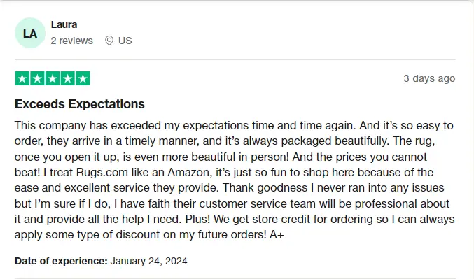 Review by Laura