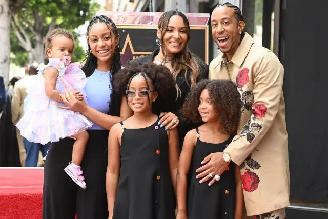 Ludacris with his children