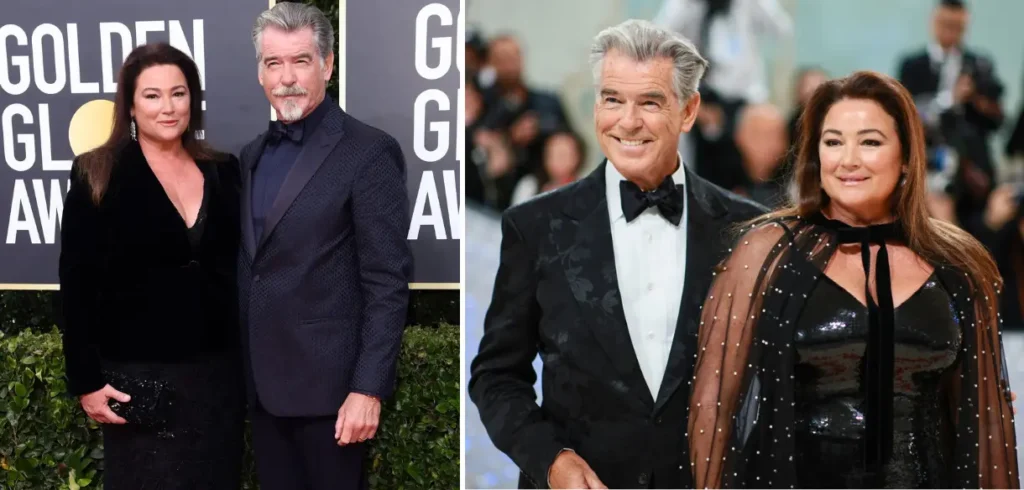 Pierce Brosnan and Keely Shaye Smith