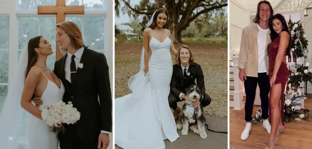 Trevor Lawrence and Marissa Lawrence Marriage