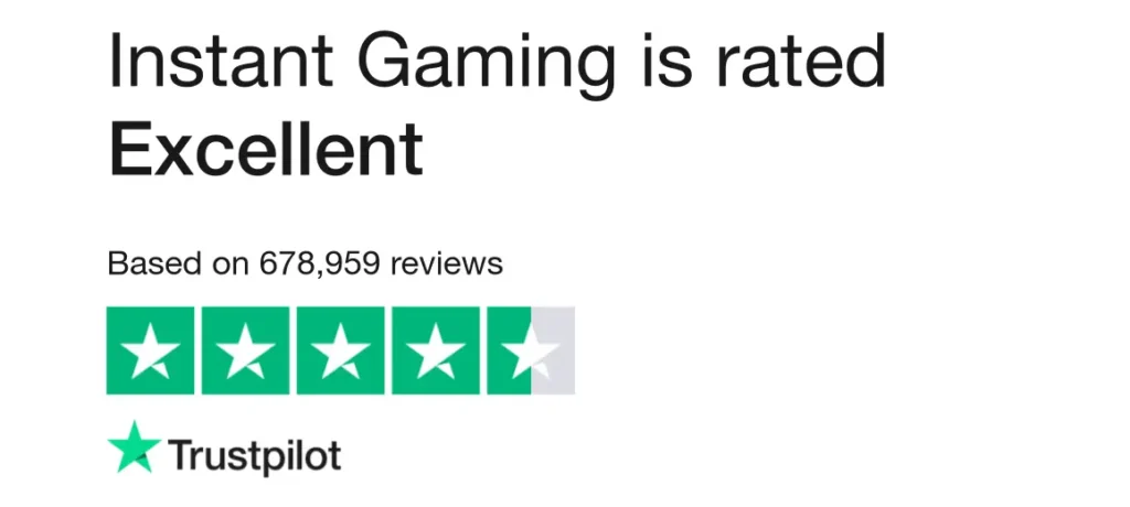 instant gaming trustpilot review