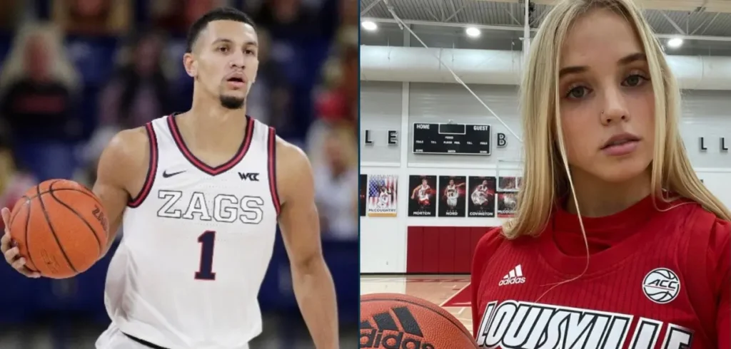 Jalen Suggs and Hailey van Lith