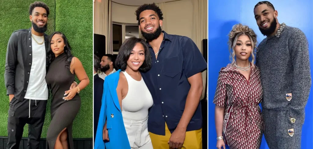 Karl Anthony Towns and Jordyn Woods
