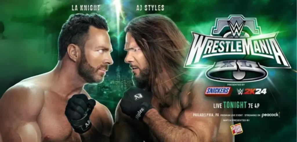 AJ Styles vs LA Knight