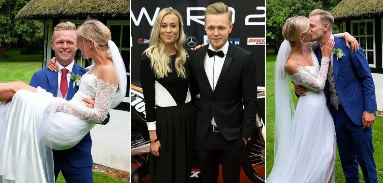 Kevin Magnussen and Louise Gjorup