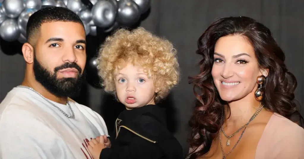 Drake Ex Girlfriend Sophie Brussaux  with his son