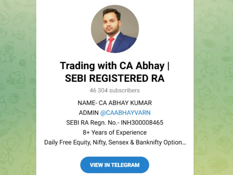 Trading with CA Abhay