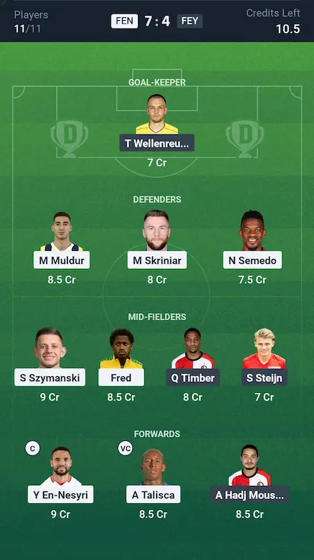 FEN vs FEY Small League Team