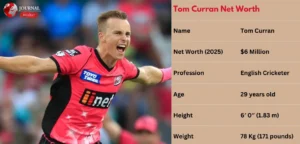 Tom Curran Net Worth, Biography, Cricket Career, and Assets Overview